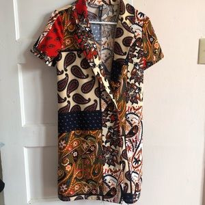 Zara Patterned Blazer Dress